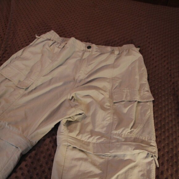 Pants, hiking light tan, converts to shorts. Size XL. Real Legends. Like new. - Picture 12 of 13